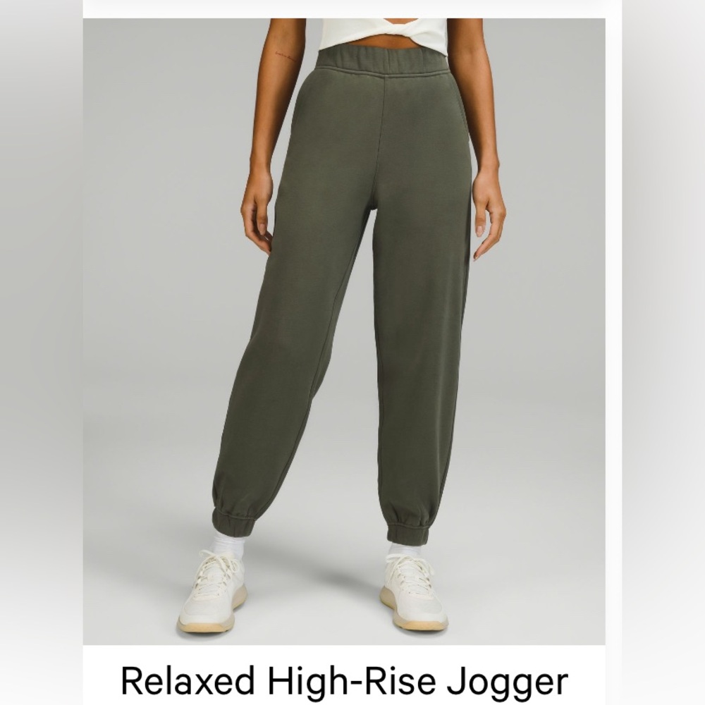 Lululemon Relaxed High Rise Joggers
